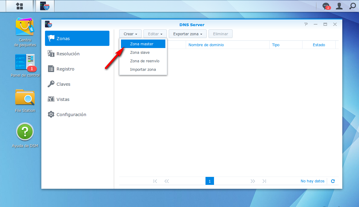 Synology dns server настройка